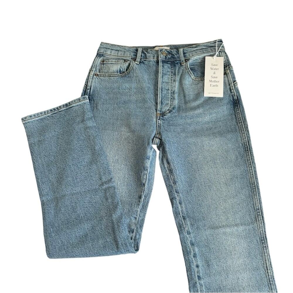 Revolve Boyish The Dempsey High Waisted Stretch Straight Leg Jeans Size 26 NWT